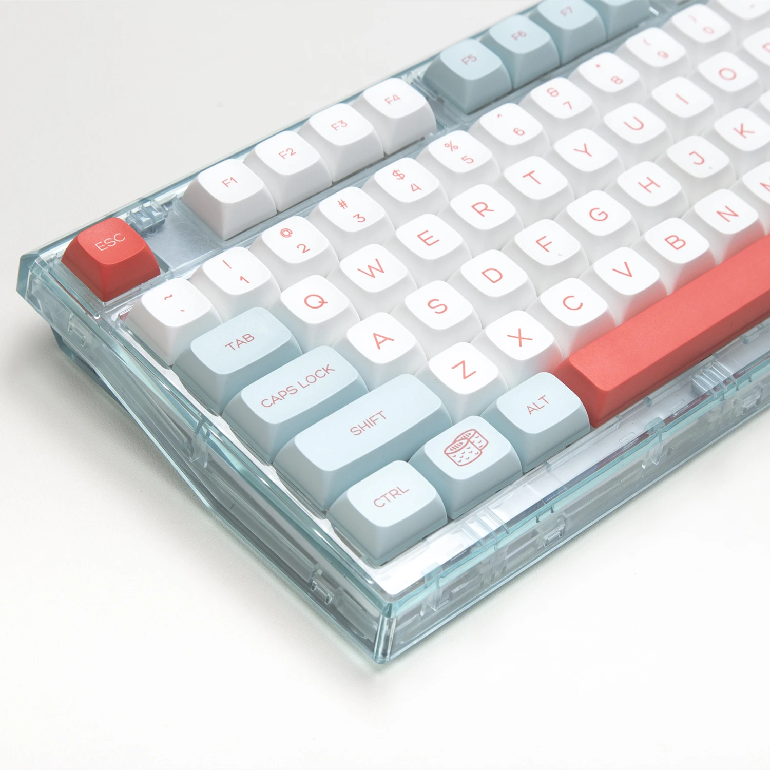 Gmk Salmon Keycaps Pbt Keycap Dye Sublimation 140 Tasti Profilo Xda Per Gateron Cherry Mx Switch Tastiera Meccanica