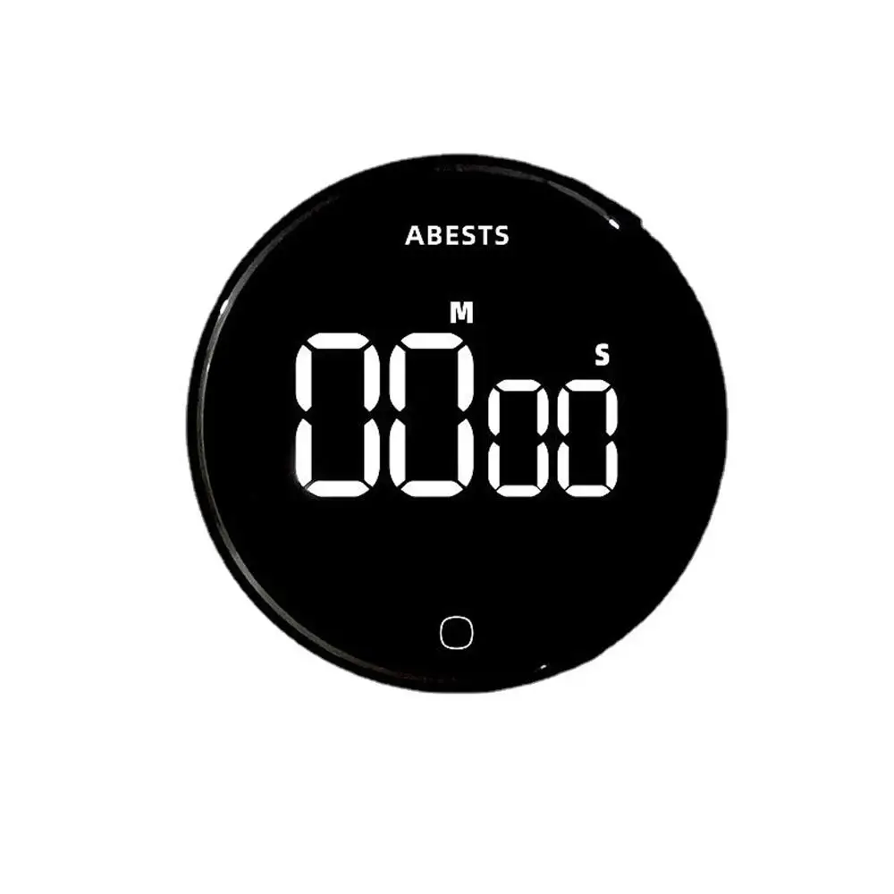 

Timer Abs Material Rotation Timing Built-in Lithium Battery Energy Saving Switch Magnetic Design Bake Timer Kitchen Timer Black