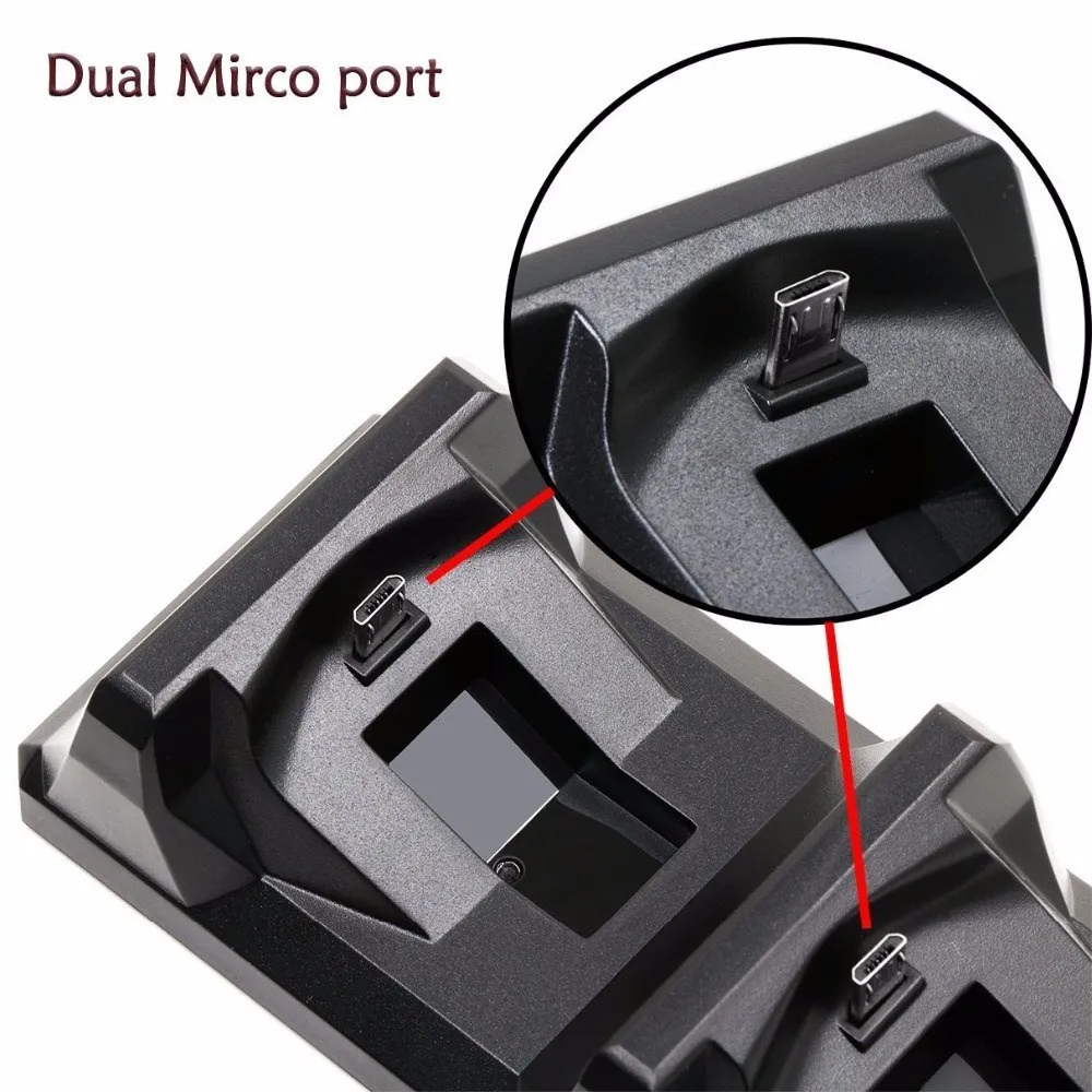Dual Controller Charging Dock for PlayStation 4 Controllers