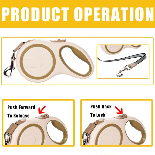 5M 8M 50kg Dog Leash Retractable Roulette For Small Big Dogs Outdoor Puppy Running Lead Golden Retriever Yorkshire Pet Supplies 2