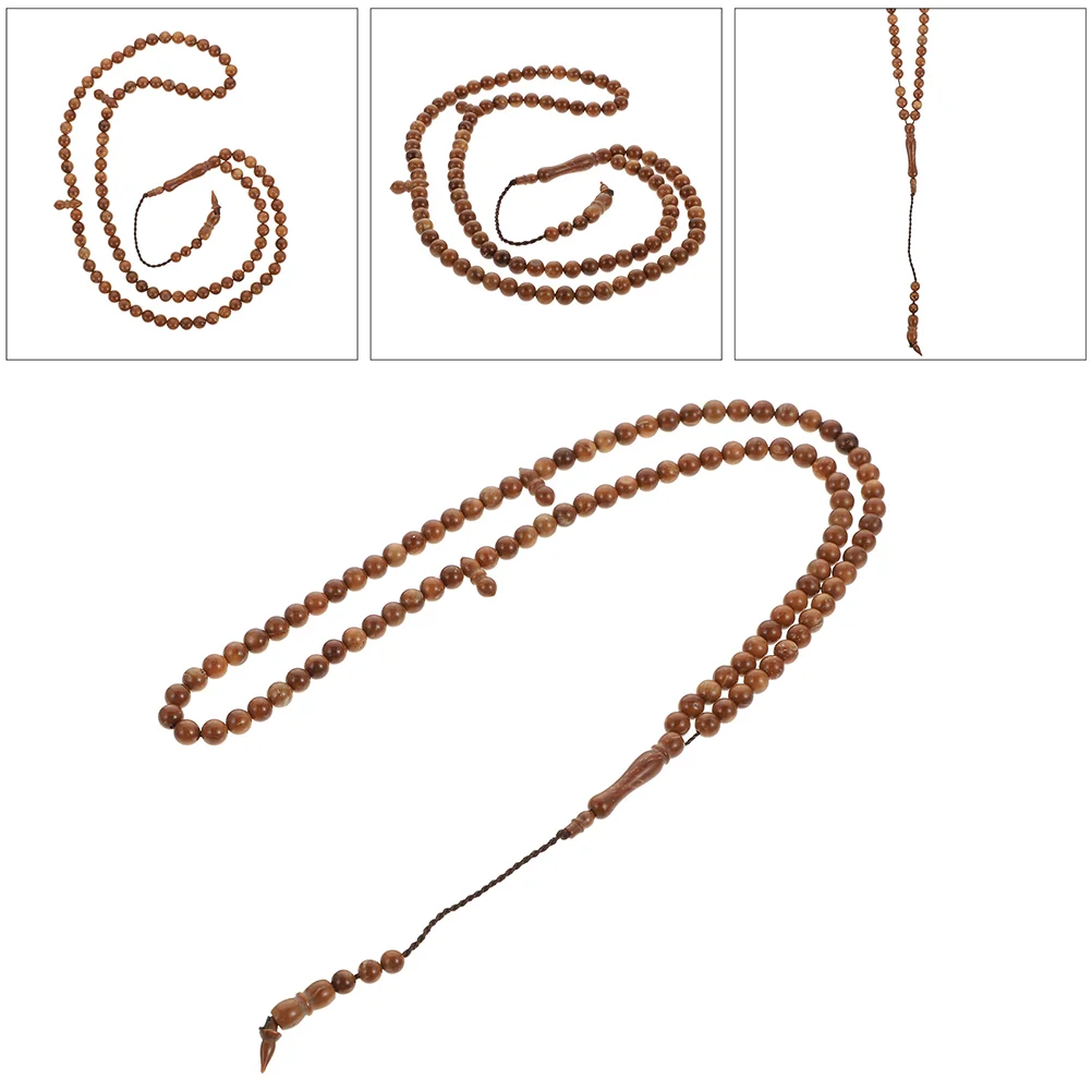 

Beads Prayer Bead Islamic Necklace Tasbih Muslim Rosary Bracelet Misbaha Hanging Tamarind Worry Dhikr Tree Worship Zikr