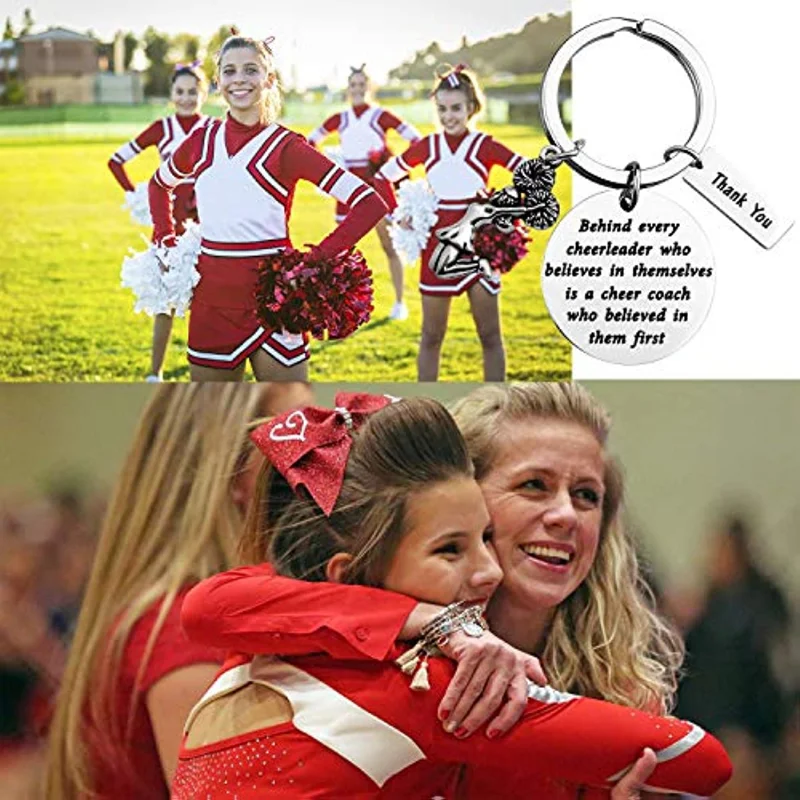 Cheer Coach Keychain Gift Cheerleading Coach Appreciation Gift