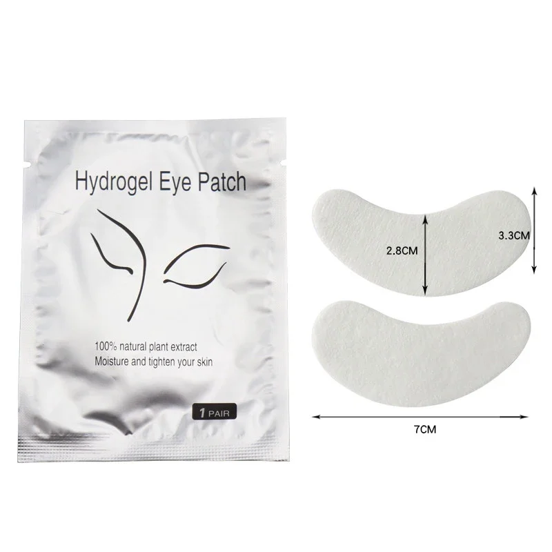 Eyelash Patch 50/100/200 Pairs Gel Hydrogel Eye Patch Grafting Under Eye Paper Sticker Fox Wraps Eyelash Extension Makeup Tools