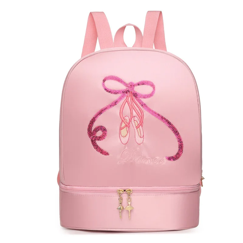 Pink (embroidered dance shoe pattern)