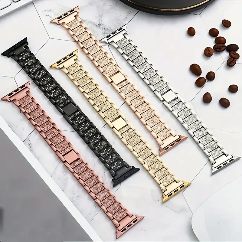 Elegant Diamond Bling Metal Bracelet