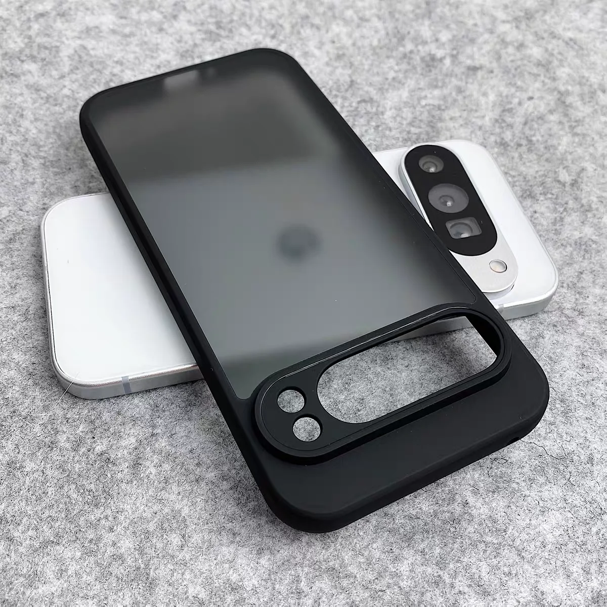 Luxury Matte Magnetic Phone Case with Translucent Cover