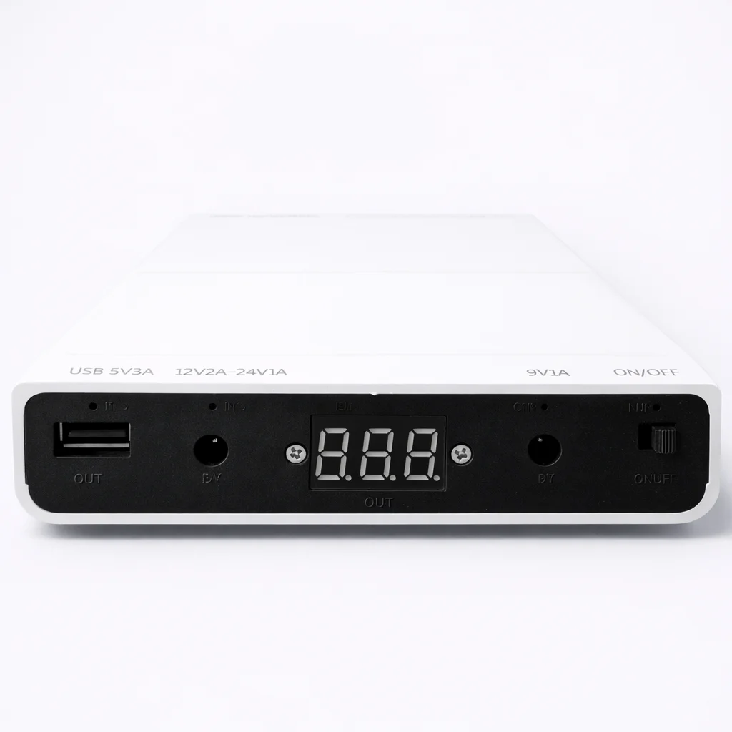 12×18650 셀용 DIY UPS 전원 공급 장치 상자, 5V 9V 12-24V 조정 가능한 출력, 공구가 필요 없는 조립 배터리 케이스, 배터리 없음