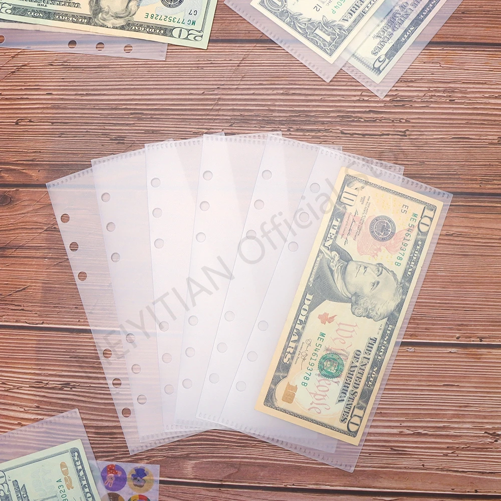 12PCS A6 Cash Envelopes Binder Budget Envelope System Wallet Loose