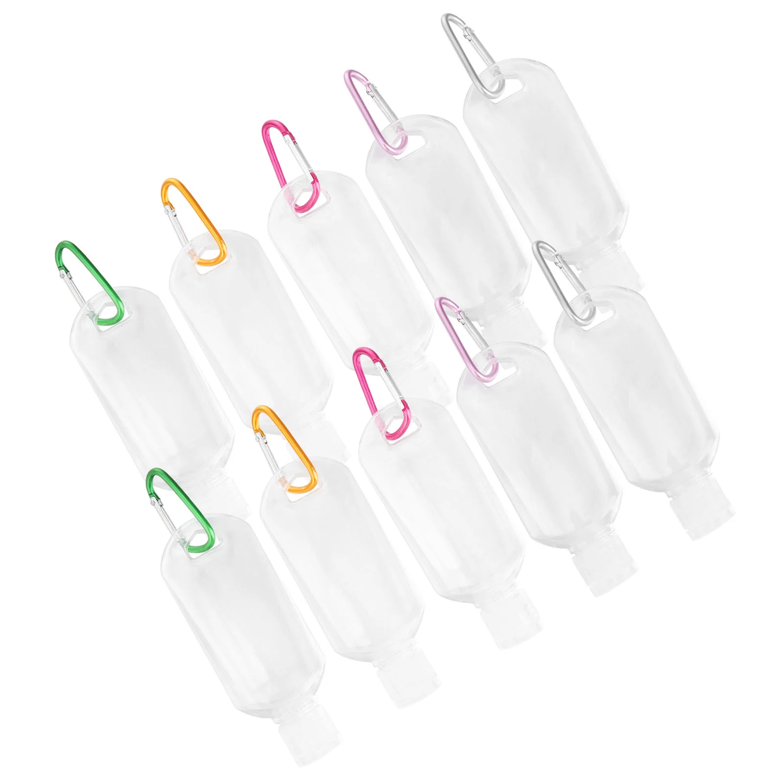 Lotion Keychain Bottle Travel Bottles with Keychain Squeeze Containers for Liquid Travel Bottles Keychain