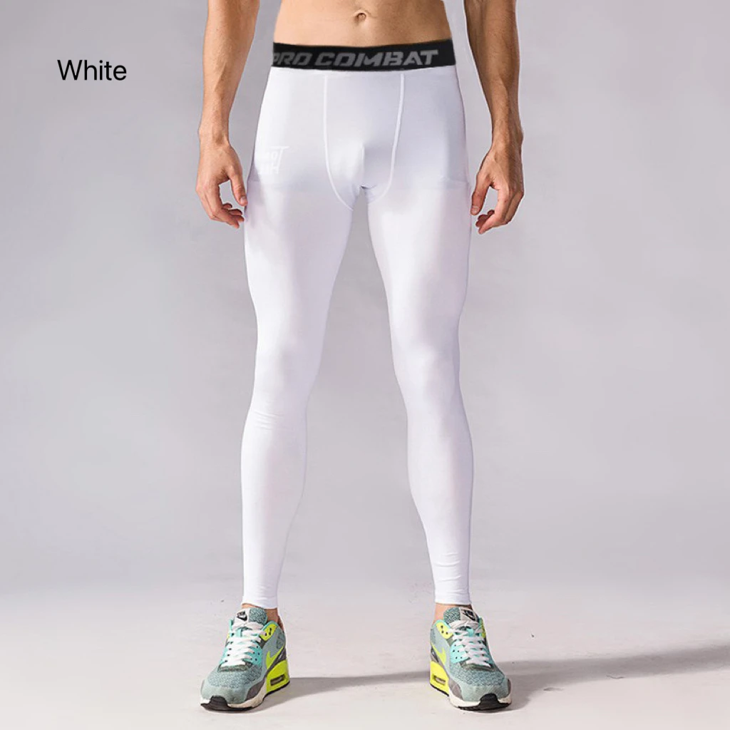 1pcs Men's Thermal Bottoms Male Winter Keep Warm Sports Leggings Running Basketball Quick Drying Breathable Fitness Pants thermal underwear sets