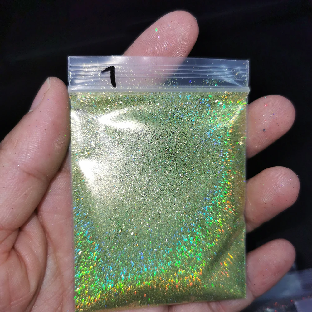 Laser Nail Powder Pigment 5g/Bag Gradient Nails Art Glitter Powder Holographic Laser Nail Glitter UV Polish Decoration nail powder nail pigment nail glitter nail decoration nail decorations