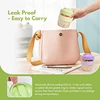 Breakfast Oatmeal Cereal Cup Portable Nut Yogurt Salad Cup with Spoon Overnight Oats Container for Students Adults Bento Box 4