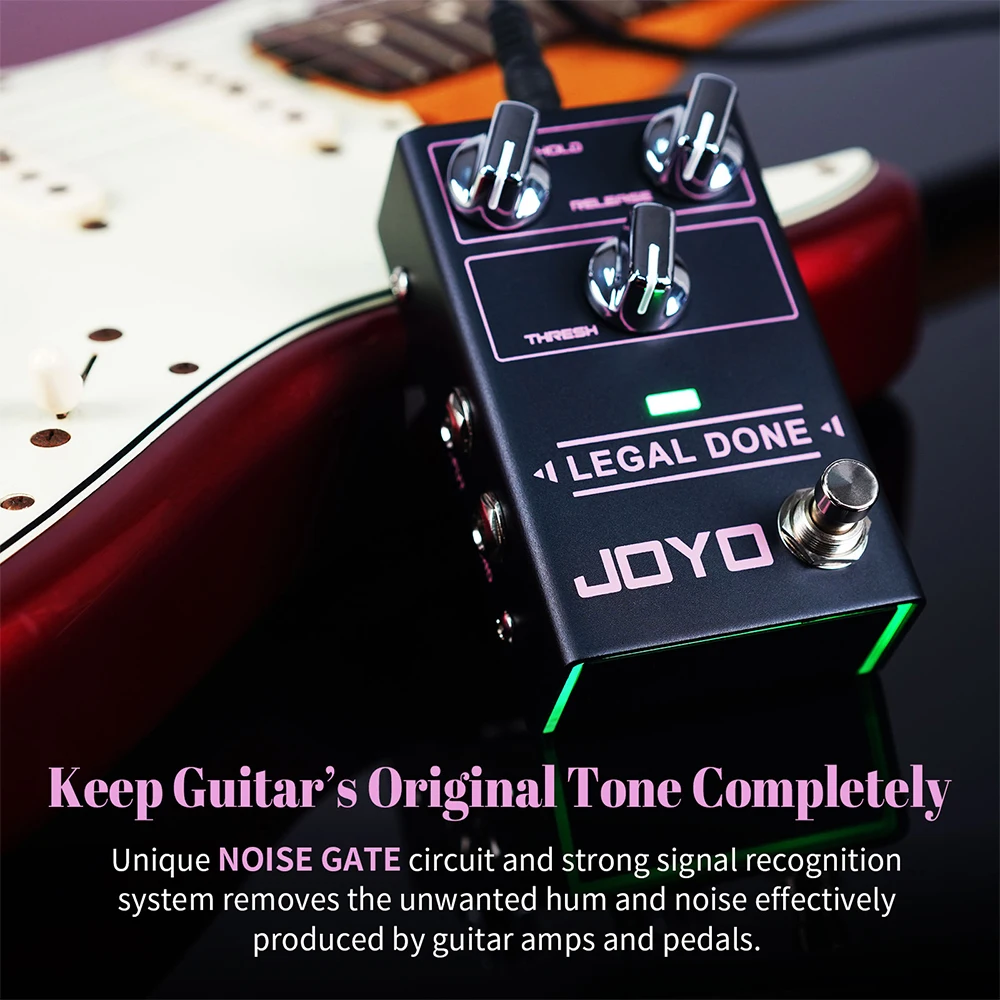 R-23 Guitar Noise Gate Effect Pedal LEGAL DONE Noise Reduction Pedal Precise Noi