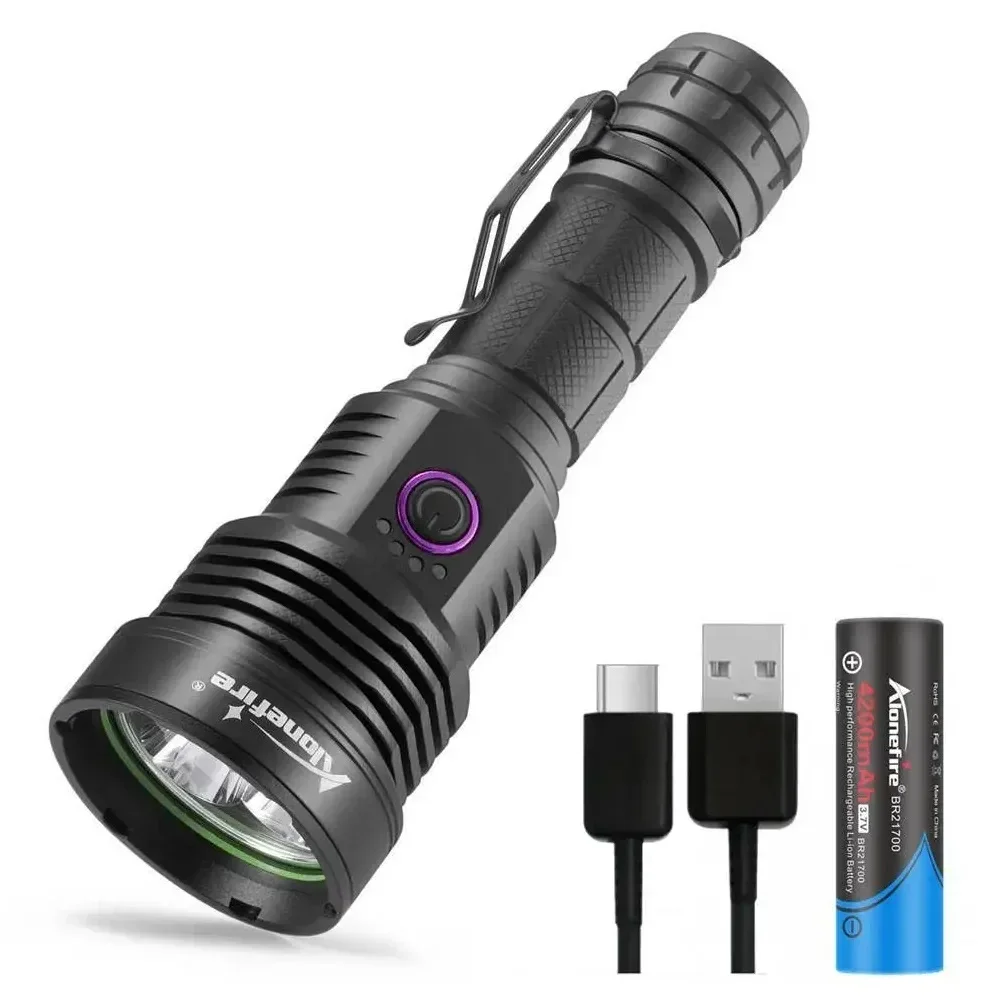 Rechargeable LED Flashlight 60W 3x SST40 5500LM Torch Light