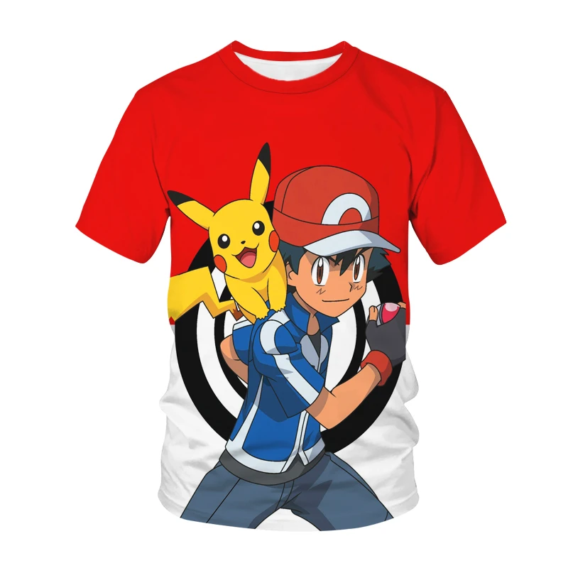 Camisetas de Pokémon para niño y niña, ropa de dibujos animados para niño  de 4 a 14 años, camiseta 3D de moda para niños, Top informal de calle de  Pokemon Hip Hop| | - AliExpress