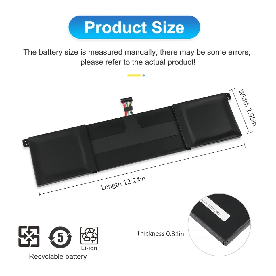 Batteria 2600 mAH per Fresa Portatile Nails Grinder X35 Scarlet Nail