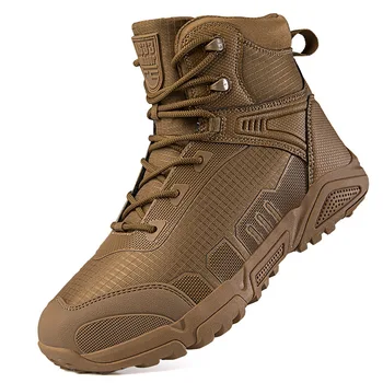 Men's Military Boots Hiking Desert Tactical Boots Men Special Force Climbing Shoes Sports Waterproof Ankle Boots Mens Work Boots 2
