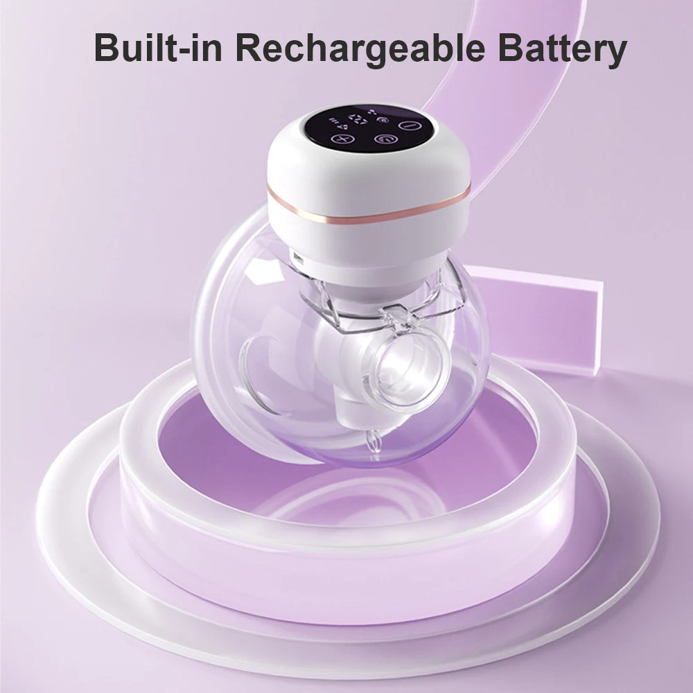 E2 Wearable Breast Pump Silicone Flange 24mm Level 9 Smart Electric Breast  Pump