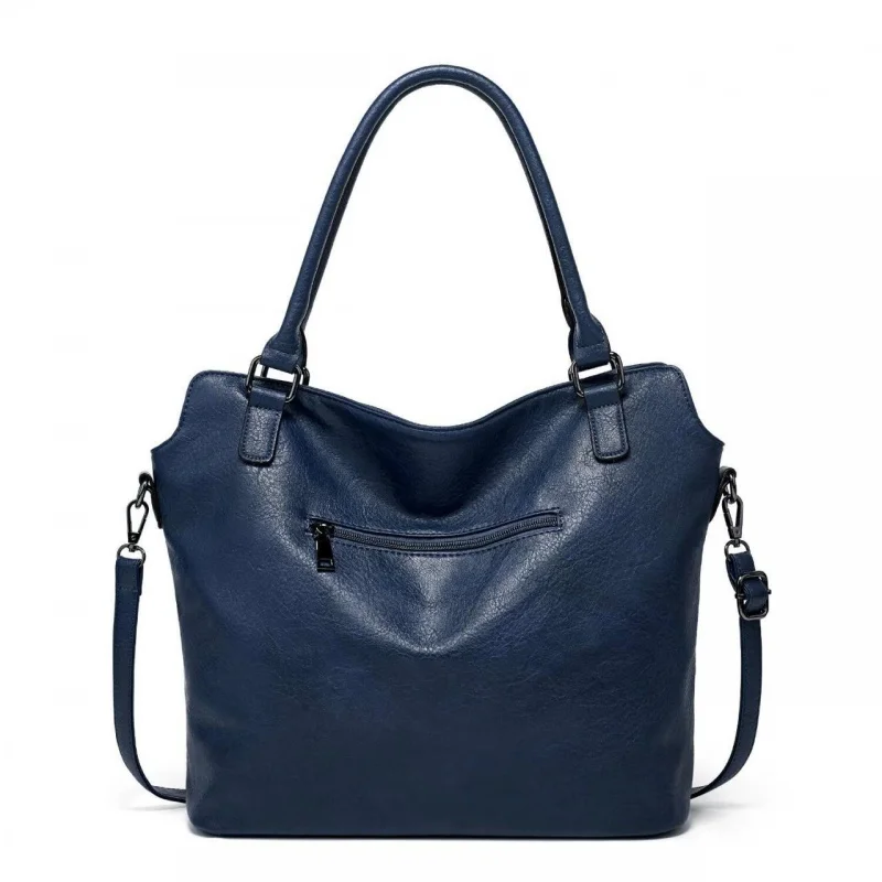 Large Capacity leather women's purses and handbags fashion tassel tote bag vintage female shoulder messenger bag