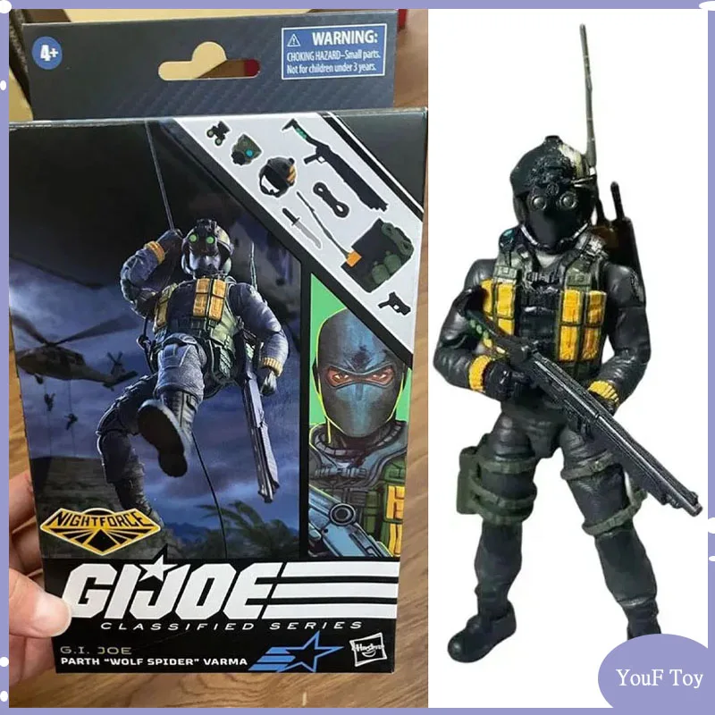 

In Stock G.i.joe Parth Wolf Spider Varma Action Figure Gijoe Classified Series Anime Figures Figurine Statue Model Doll Toy Gift