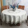 Table Cloth Round Table Luxury Room Aesthetic Tablecloth Coffee Dining Table Cover Embroidered Dust Cover Lace Home Decor 3