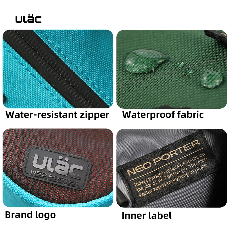 ULAC Neo Porter Cycling Accessory Bike Bag Bicycle Bag 1.1/1.5/2.7L MTB Front Tube Pannier