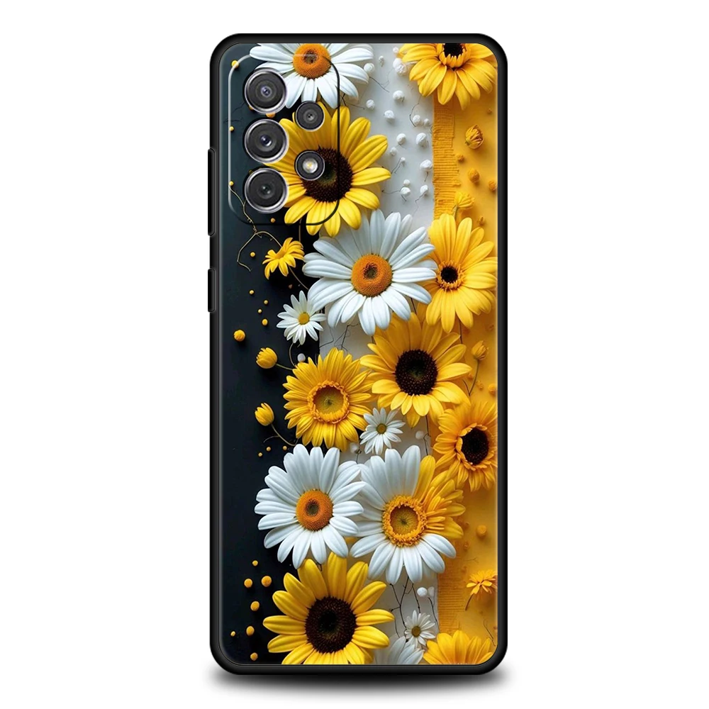 Summer Daisy Flower Soft TPU Phone Case