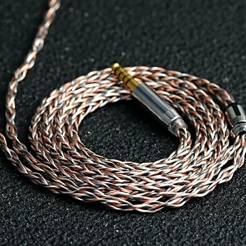 グラフェン単結晶銅銀メッキヘッドホンアップグレードラインmmcx 4.4 グラフェン単結晶銅銀メッキヘッドホンアップグレードラインmmcx 4.4