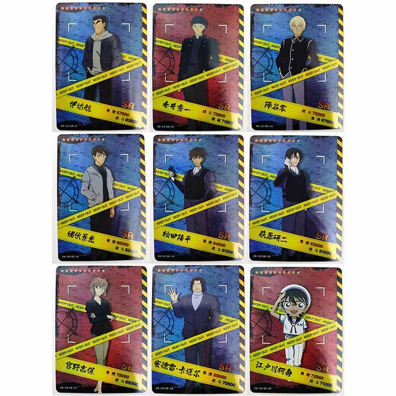 

Anime TMS Entertainment Kawaii SR Flash Card Date Wataru Akai Shuichi Furuya Rei Toys for boys Collection Card Birthday Gift
