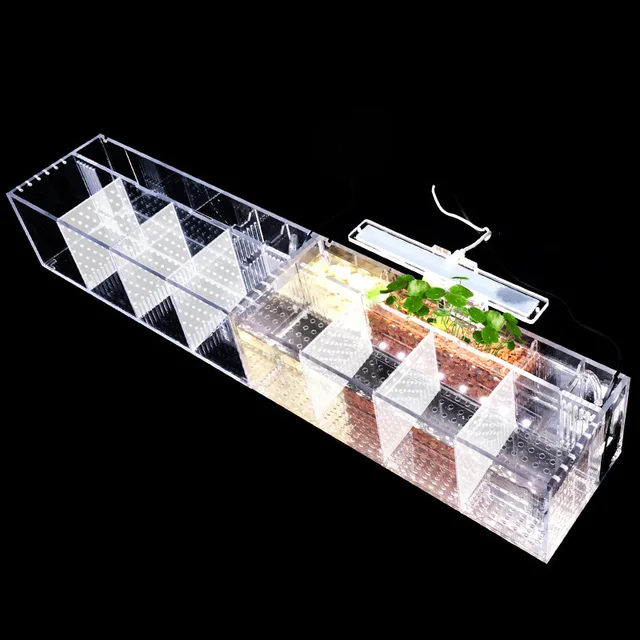 Acrylic Isolation Fish Tank with Multiple Compartments Stacked and Transparent Breeding Box Goldfish Fighting Fish Viewing Tank 4
