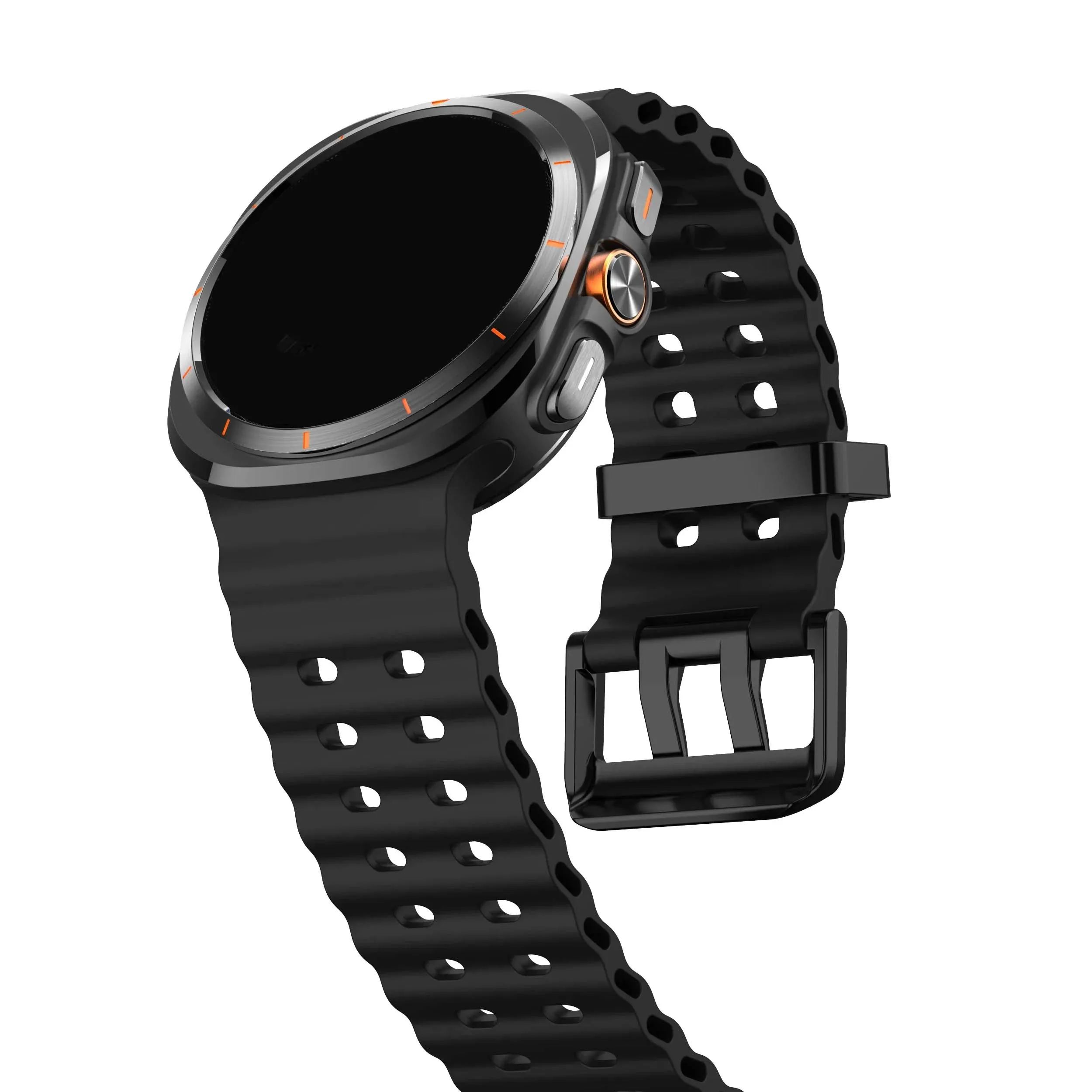 Sports Silicone Strap Bracelet for Galaxy Watch Ultra - Marine Band Accessory