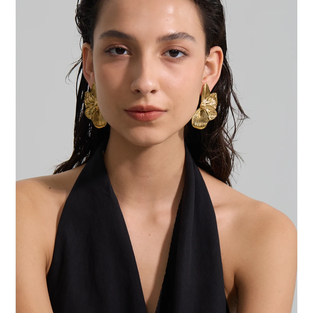 Yhpup Earrings 18K PVD Plated for Women