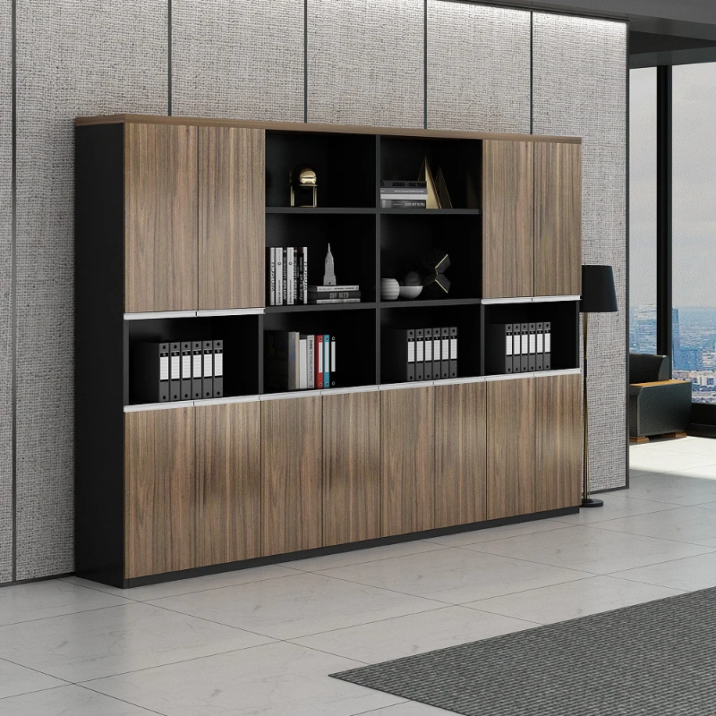display shelves filing cabinet italian tall designer space organizer office cupboards stand large meuble de rangement furniture Tall Wooded Filing Cabinet Storage Display Designer Italian Office Cupboards Shelves Space Comodas Con Cajones Modular Furniture
