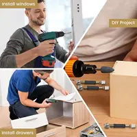 สกรูเชื่อมต่อเฟอร์นิเจอร์ 3 in 1 แบบติดตั้งล่วงหน้าสำหรับโต๊ะ ตู้ และลิ้นชัก พร้อมน็อตแบบแคมล็อคและเดือยยึด 5