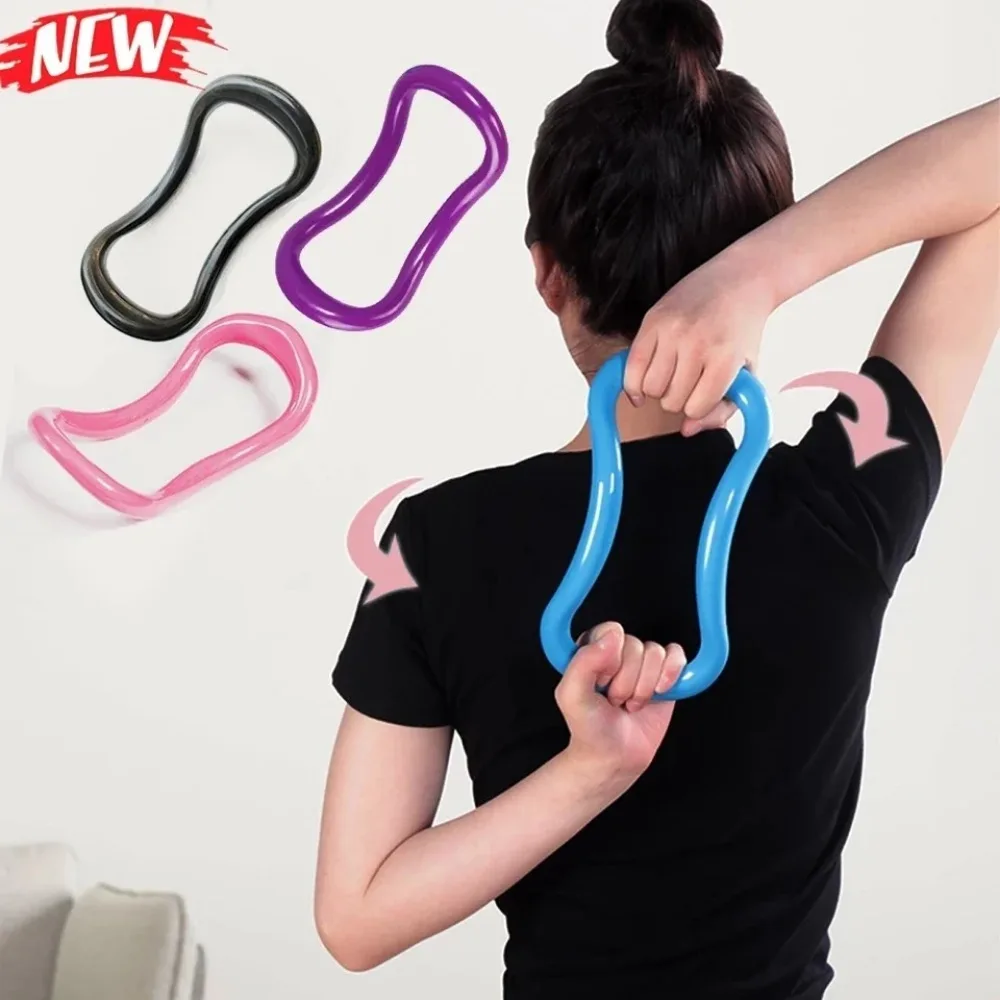 Pilates Ring Yoga Circle Home Women Fitness Equipment Fascia Massage Body Workout Exercise Resistance Support Tool