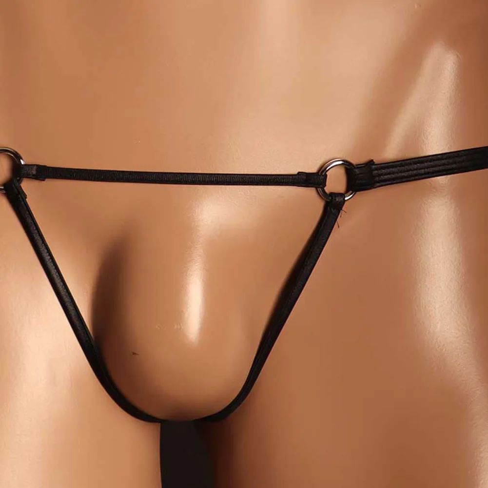 

Thongs Underwear Bikini Jockstrap Casual Comfy Fashion Low Rise Men Nylon Regular Sexy Slight Stretch Solid Color