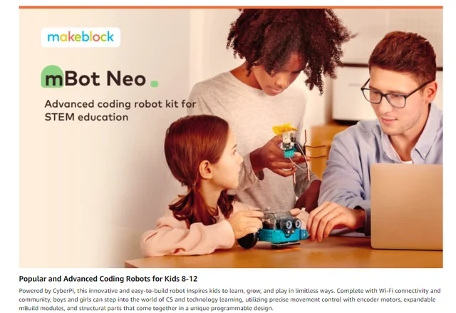 Makeblock mBot Educational Robot Kit - Drag And Drop Coding Robot - Unopened