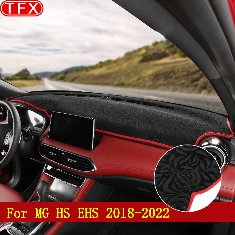 For MG HS EHS 2018 2019 2020 2021 2022 Car Dashboard Cover Mat Auto Dash Board Sun Shade Pad Carpet Anti UV Interior Accessories