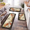 Fall Pumpkin Print Floormat Thanksgiving Autumn Harvest Balcony Kitchen Rug Living Room Bedroom Entrance Non-slip Rug Home Decor 2