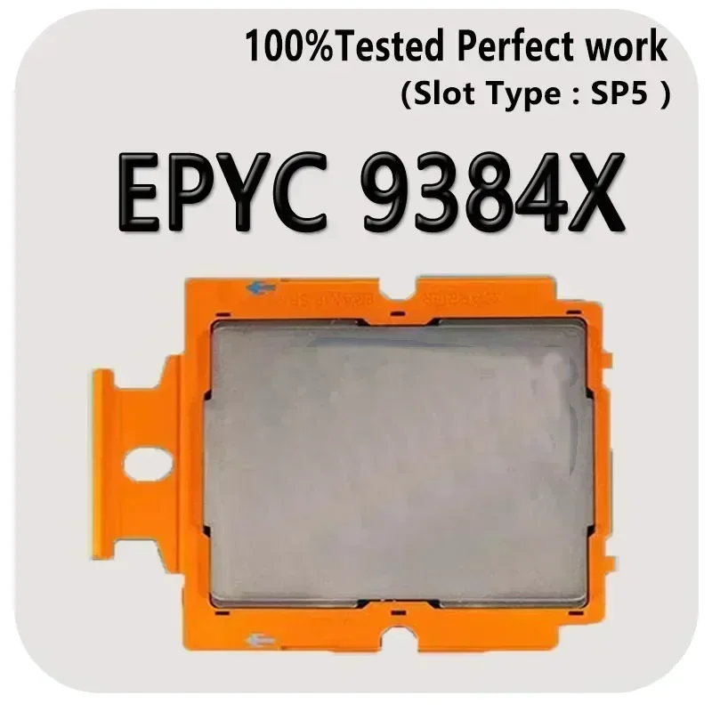 Gygabyte MZ73-LM1용 EPYC 9384X 버전 32C/64T 3.1GHZ 캐시 320W TDP SP5 소켓 서버