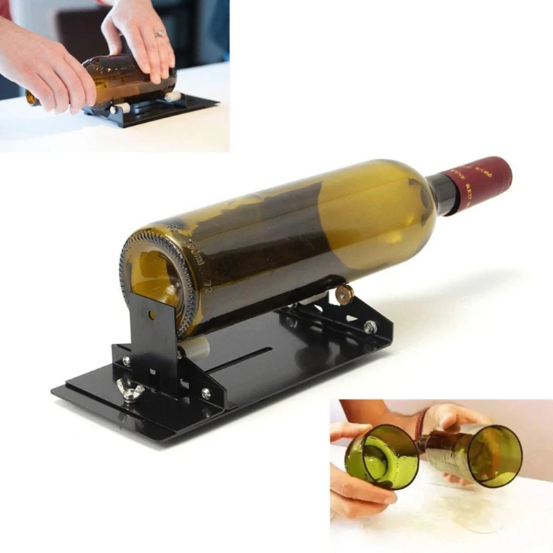 AT69 -Glass Bottle Cutter Kit Stainless Iron Cutting Control Create Glass Sculptures Cutter For DIY Glass Cutting Machine