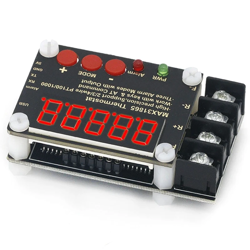 

Hot-MAX31865 Thermostat High Precision Isolated Temperature Collector Module PT100 Port Output Computer Software