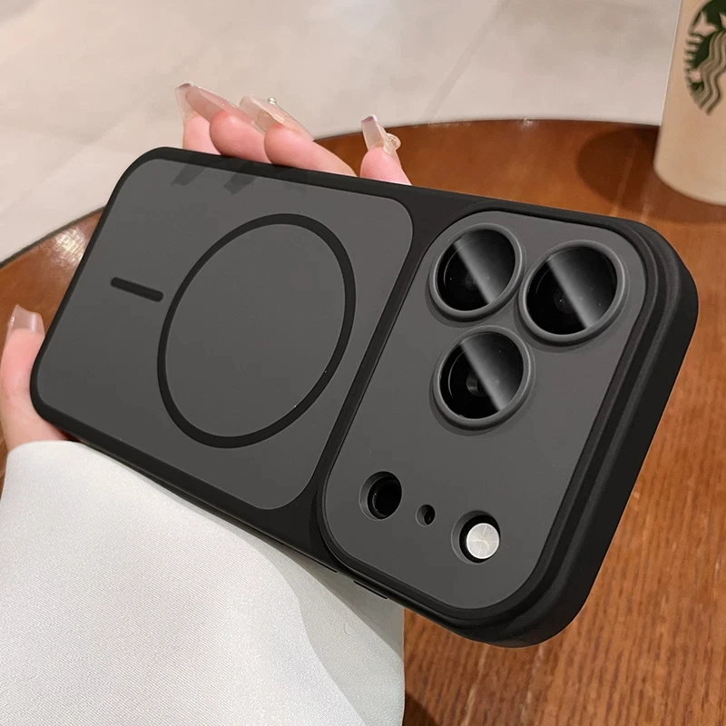 Matte Armor Magnetic Shockproof Magsafe Phone Case