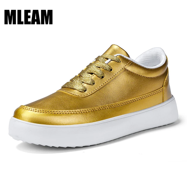 Fashion Leather Sneakers Women  Leather Womens Sneakers Autumn