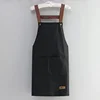 Waterproof and antifouling large pocket hotel restaurant coffee shop Western food Western pastry work clothes apron 4