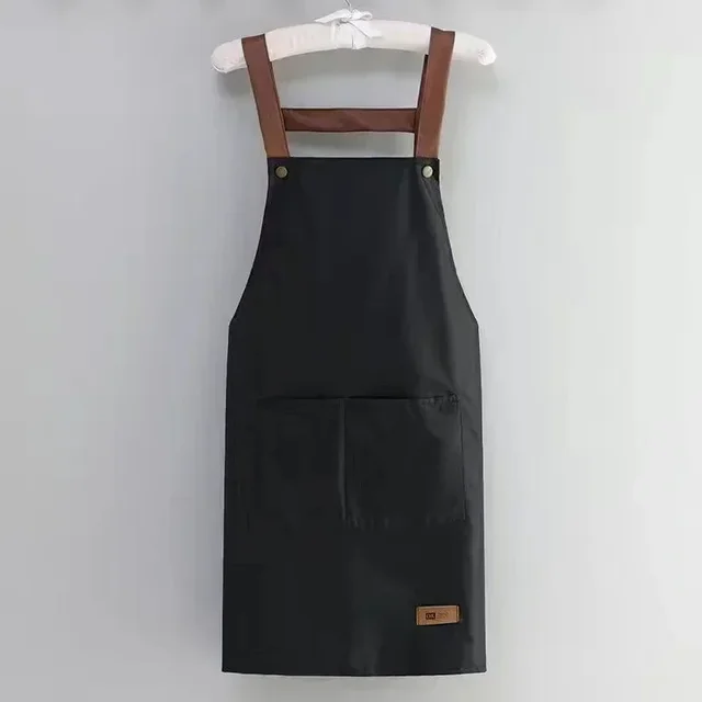 Waterproof and antifouling large pocket hotel restaurant coffee shop Western food Western pastry work clothes apron 4