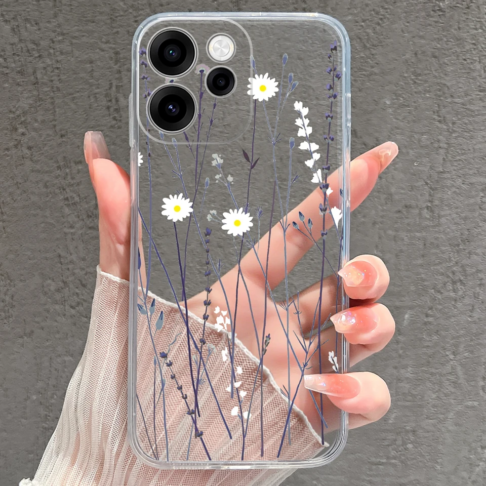 Cartoon Cat Astronaut Minimalist Soft Clear Phone Case