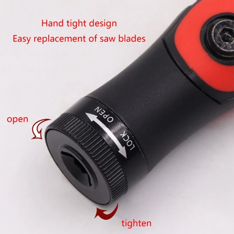 Hand saw handheld saw Handsaw Handle Wood Metal Cutting Reciprocating Sawing Driving Screwdriver Bit Handle Adapter M4YD