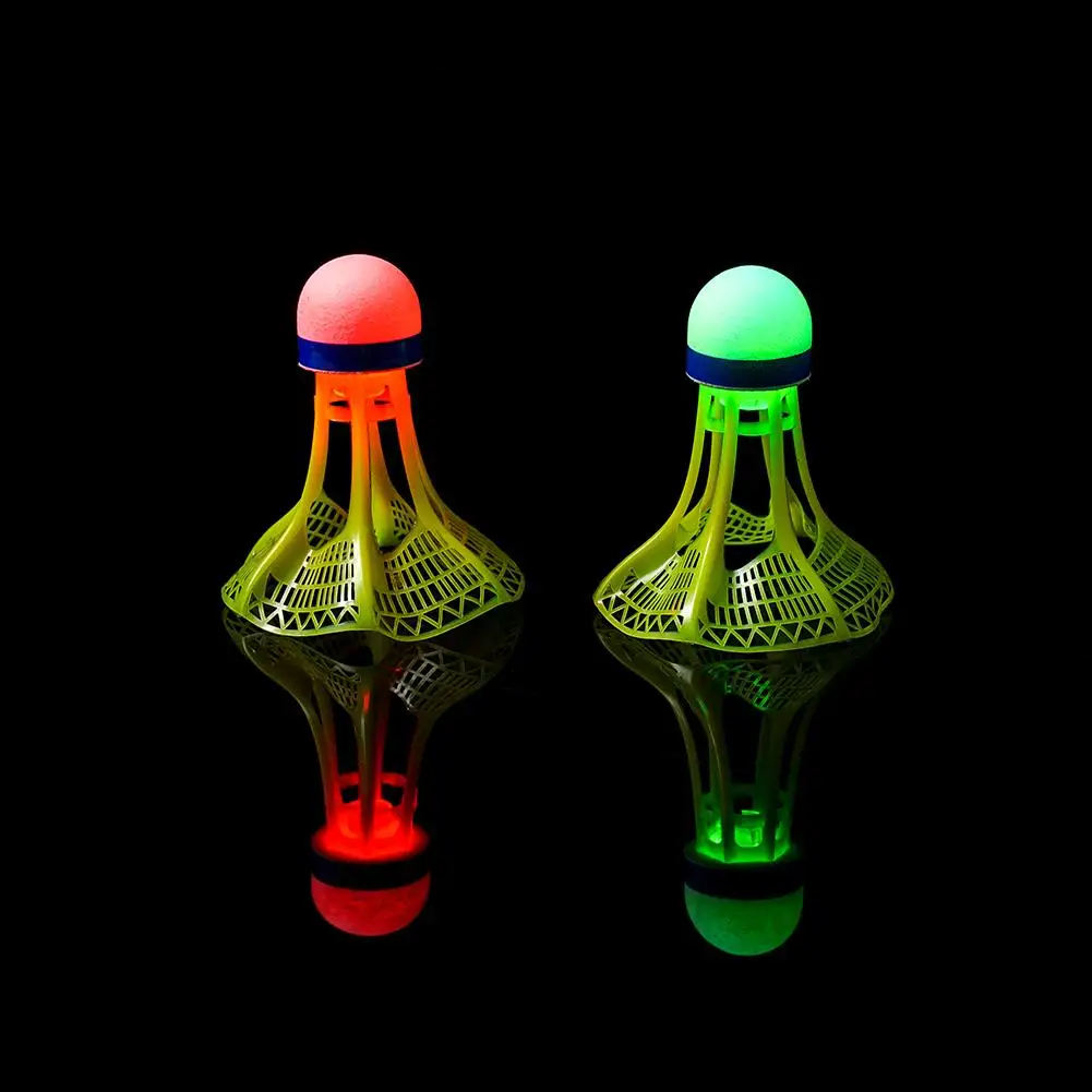 Badminton Ball Luminous Windproof Super Durable Unbreakable Outdoor Fluorescent Bright Nylon With Light