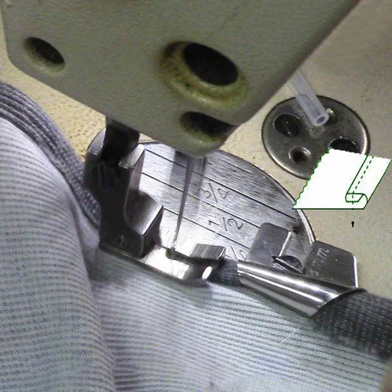 Sewing Rolled Hemmer Foot 3Mm-10Mm 8 Sizes Wide Rolled Hem Pressure Foot Sewing Machine Presser Foot Hemmer Foot 6